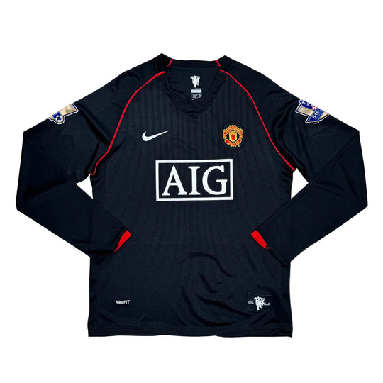 Manchester United Visitante 2007/2008 Manga larga
